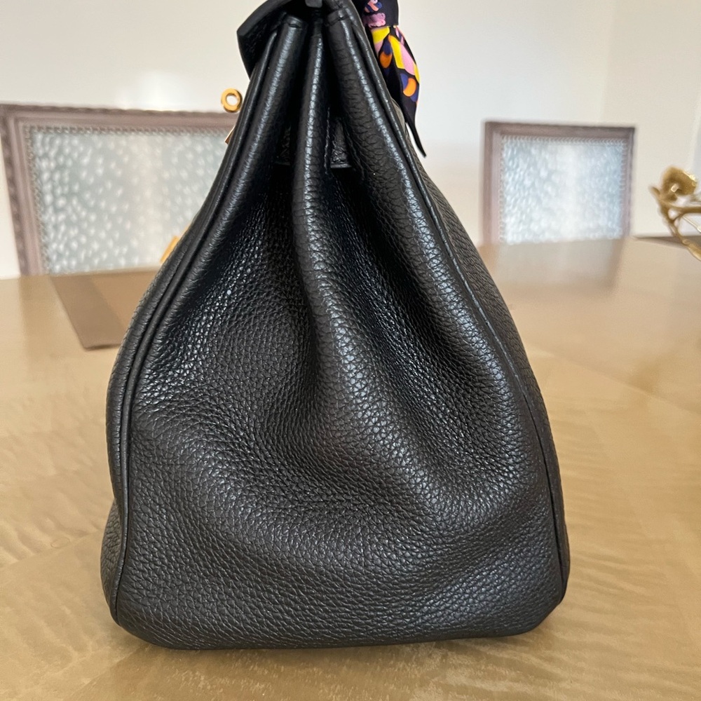 Hermès Birkin 35 noir ( black) Togo gold hardware in excellent condition - Picture 10 of 16